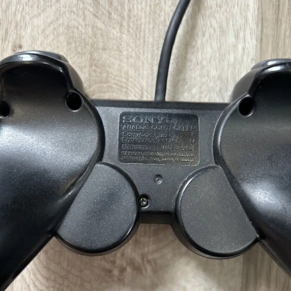 Sony PlayStation 2 DualShock 2 Controller Wired SCPH-10010 Black OEM Tested READ